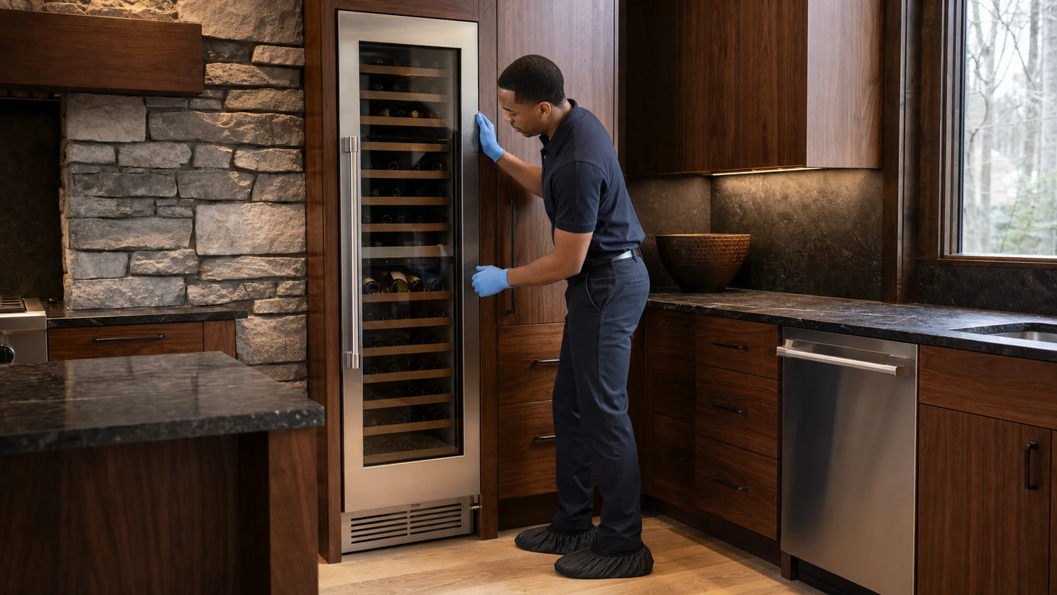 Wine cooler diagnostic visit in Haddonfield